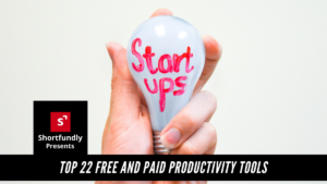 Top 22 free and paid productivity tool