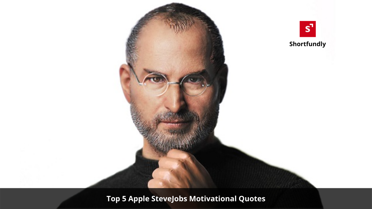 Top 5 Apple SteveJobs Motivational Quotes Poster