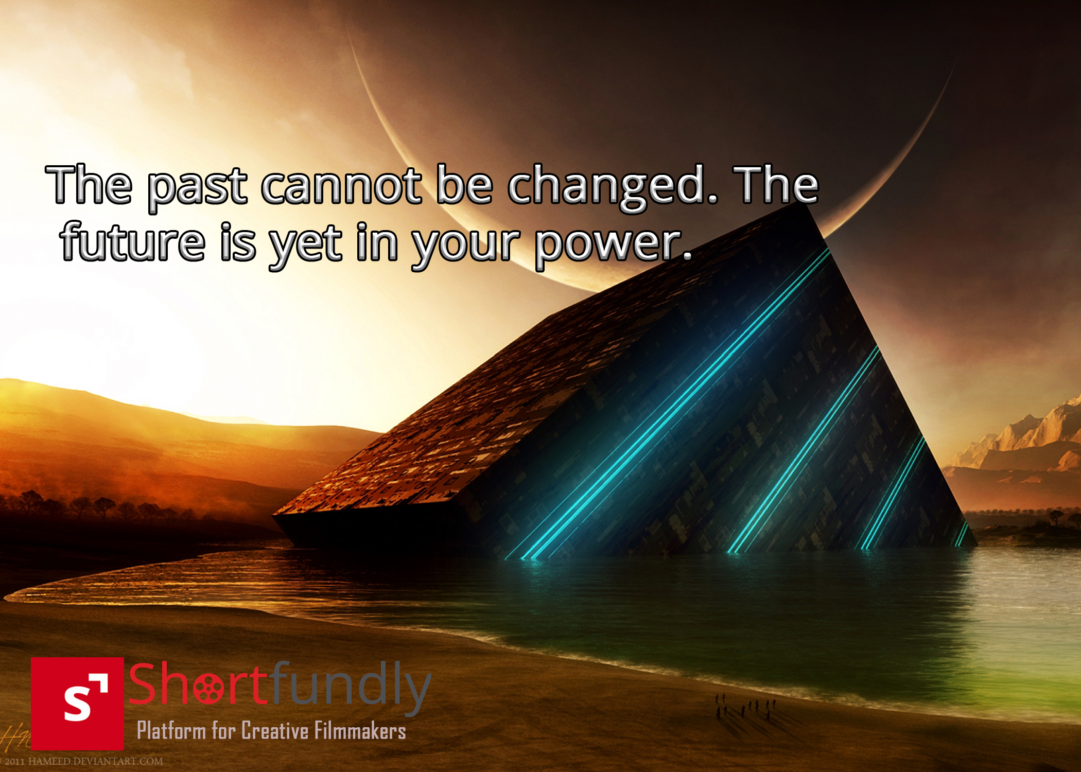 The past cannot be changes. The future is yet in your power - Motivational Quotes For Success