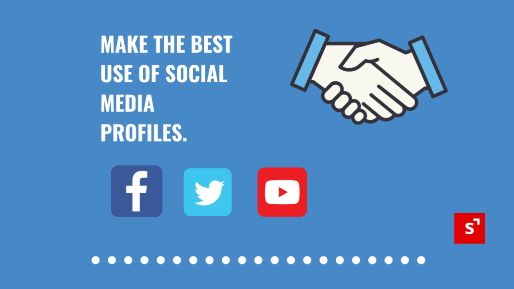 make the best use of social media profiles