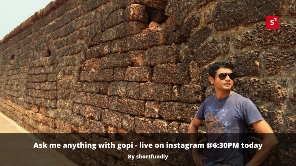 Ask me anything instagram live Shorfilm director gopi chennai