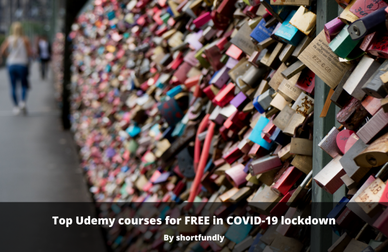 Top 2020 Udemy courses for FREE in COVID-19 lockdown