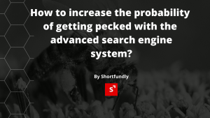 How to increase the probability of getting pecked with the advanced search engine system?