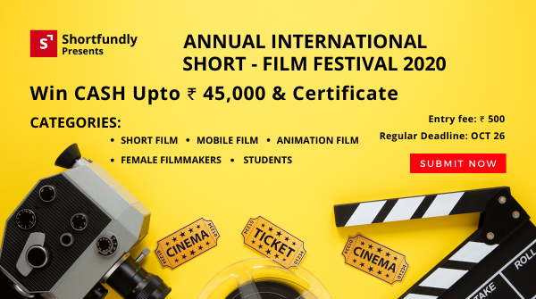 Shortfundly Annual film festival 2020 in india