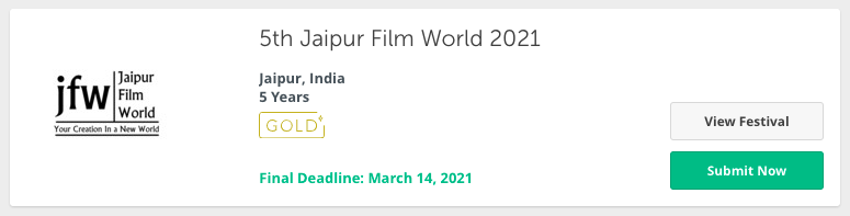 5th Jaipur Short Film Festival