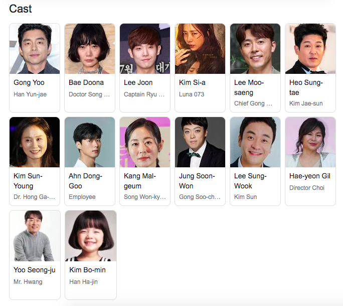 The Silent Sea - 2021 Korean web series Netflix - cast & crew