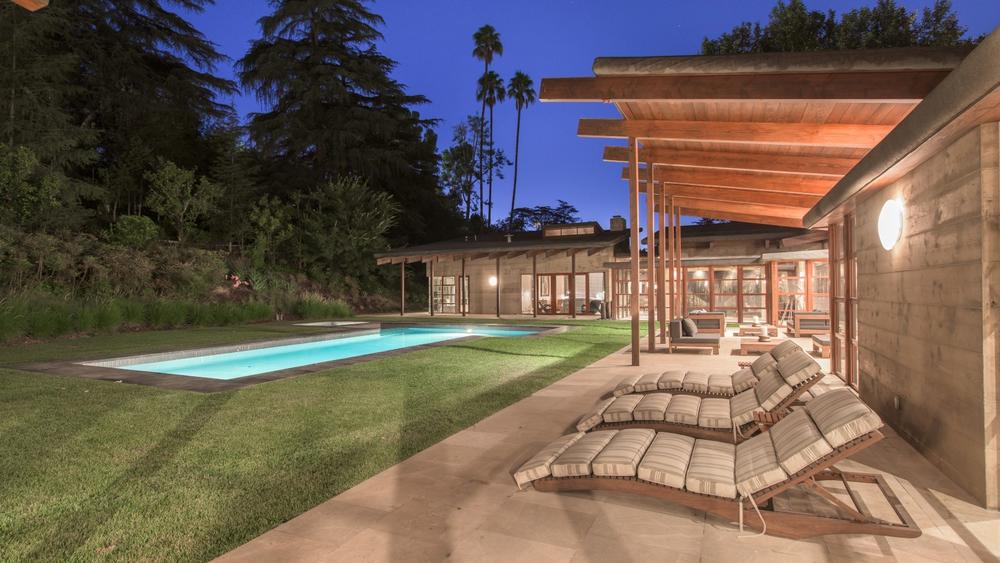 Sherman Residence Pool Side Photo