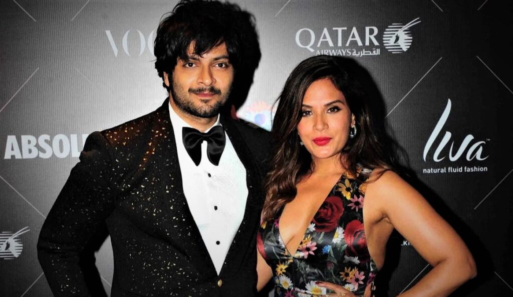 Ali Fazal and Richa Chadha