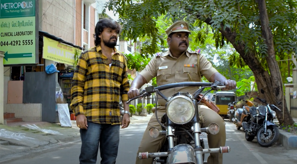 Vasu and Policeman in podango sort film