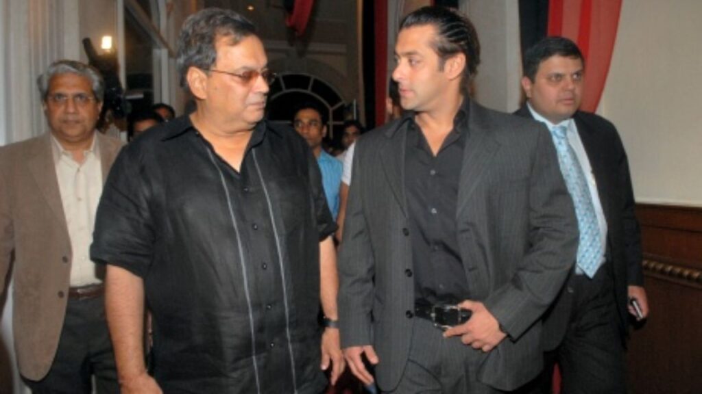 Subash Ghai and Salman Khan