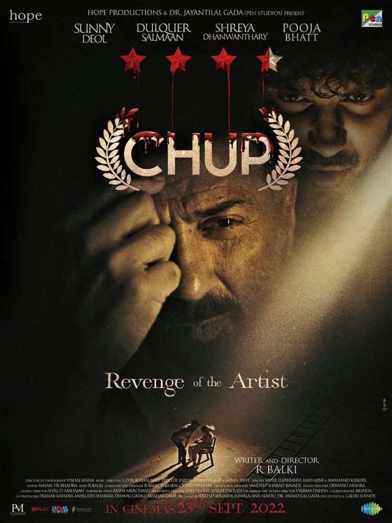 Chup (2022) Movie Poster hd