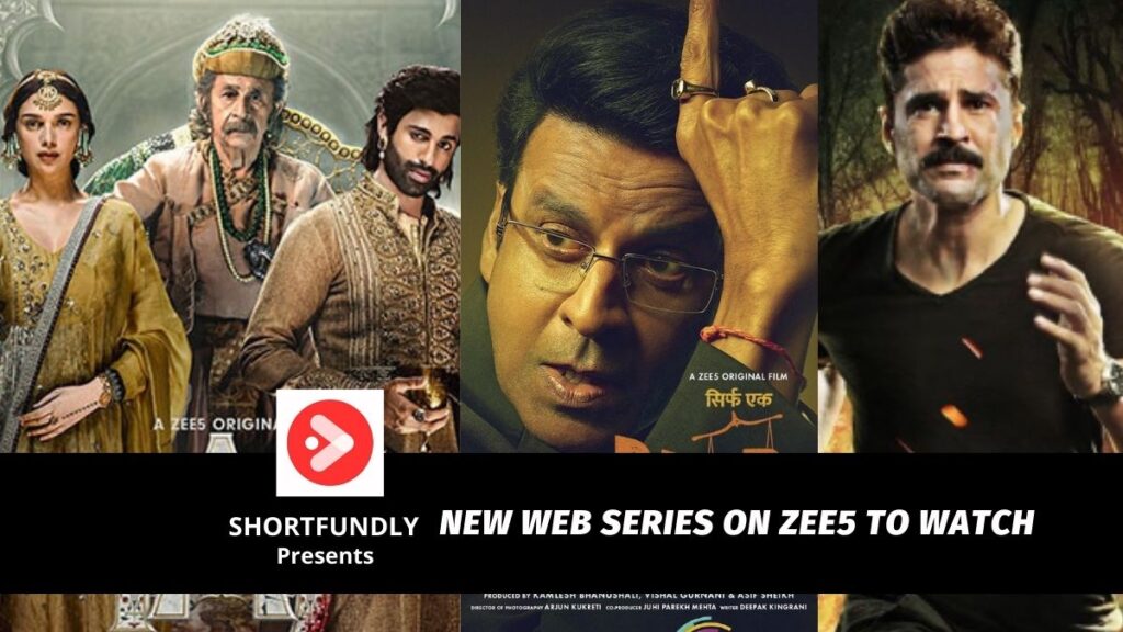New Web Series On Zee5 To Watch Shortfundly