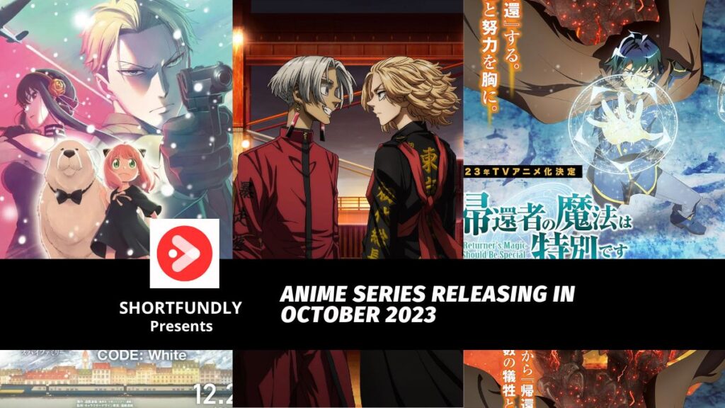 Anime Series Releasing In October 2023 Shortfundly
