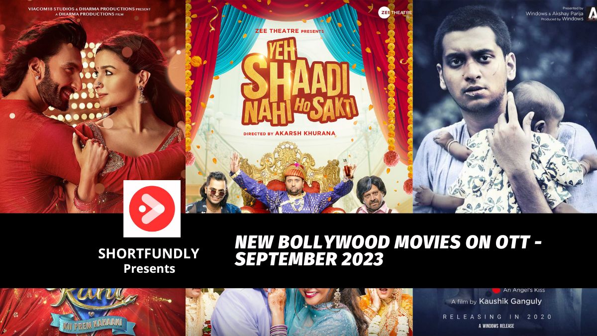 New Bollywood Movies on OTT September 2023