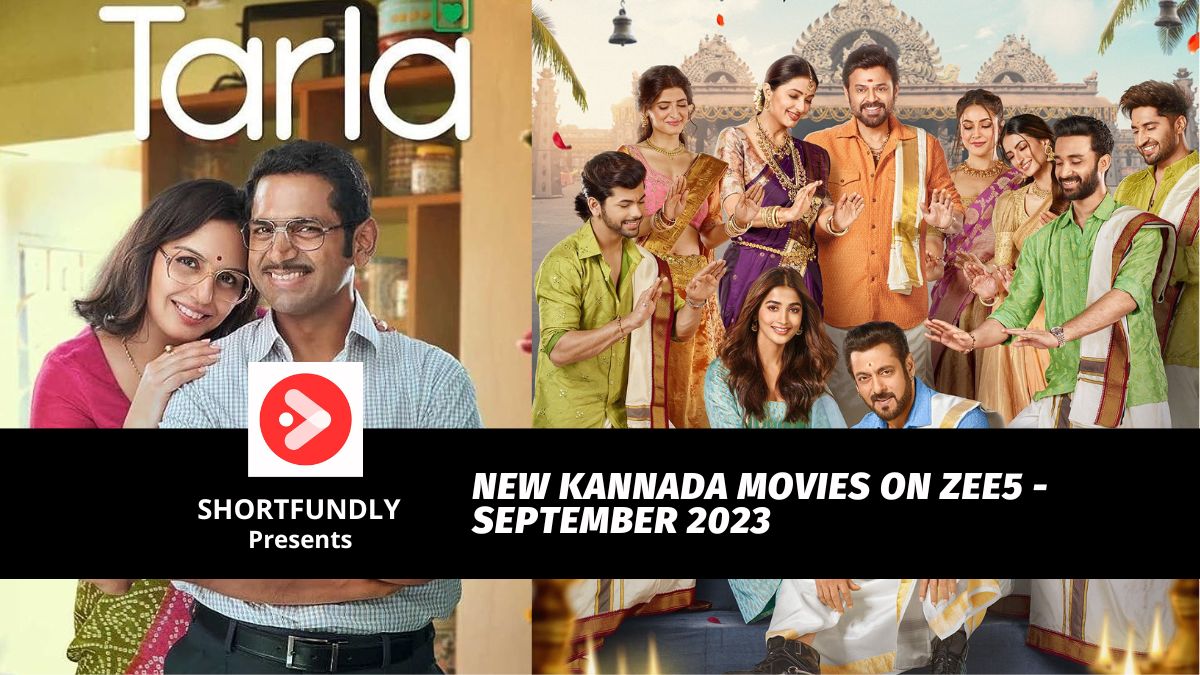 New Kannada Movies on Zee5 September 2023