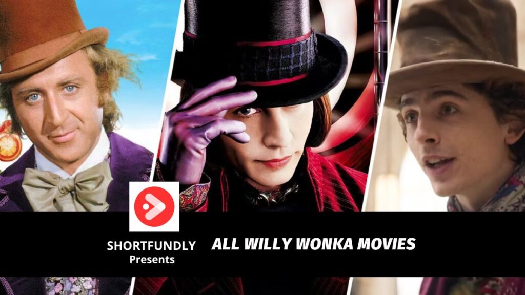 All Willy Wonka Movies - Shortfundly