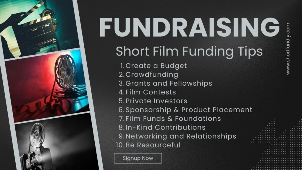 Short Film Funding tips
