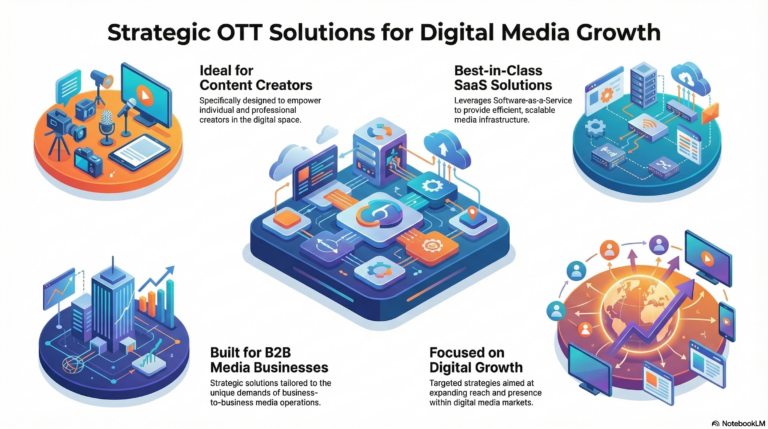 Best OTT SaaS Solution for Content Creators & B2B Media Businesses