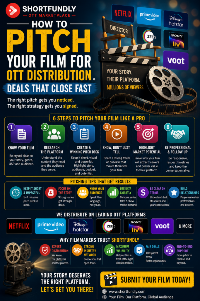 How to Pitch Your Film for OTT Distribution Deals That Close Fast