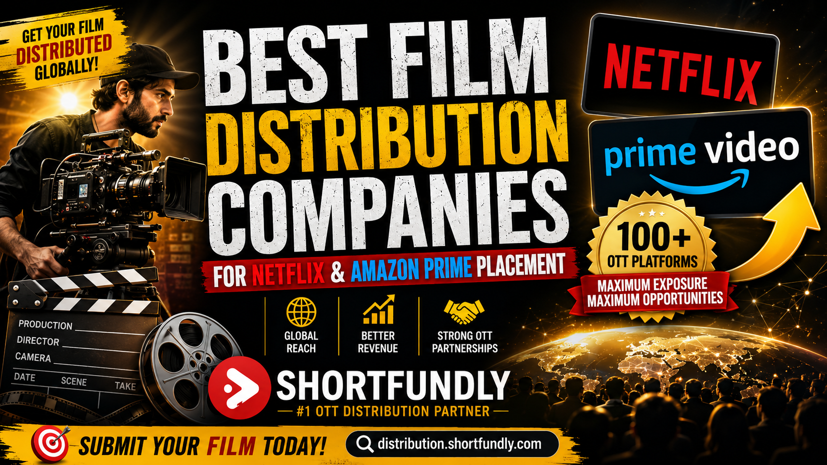 Best Film Distribution Companiess for Netflix Amazon Prime Placement