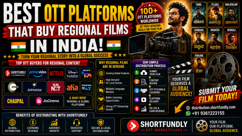 Best OTT Platforms That Buy Regional Films in India: Powerful 15 Opportunities for Filmmakers 7 Best OTT Platforms That Buys Regional Films in India