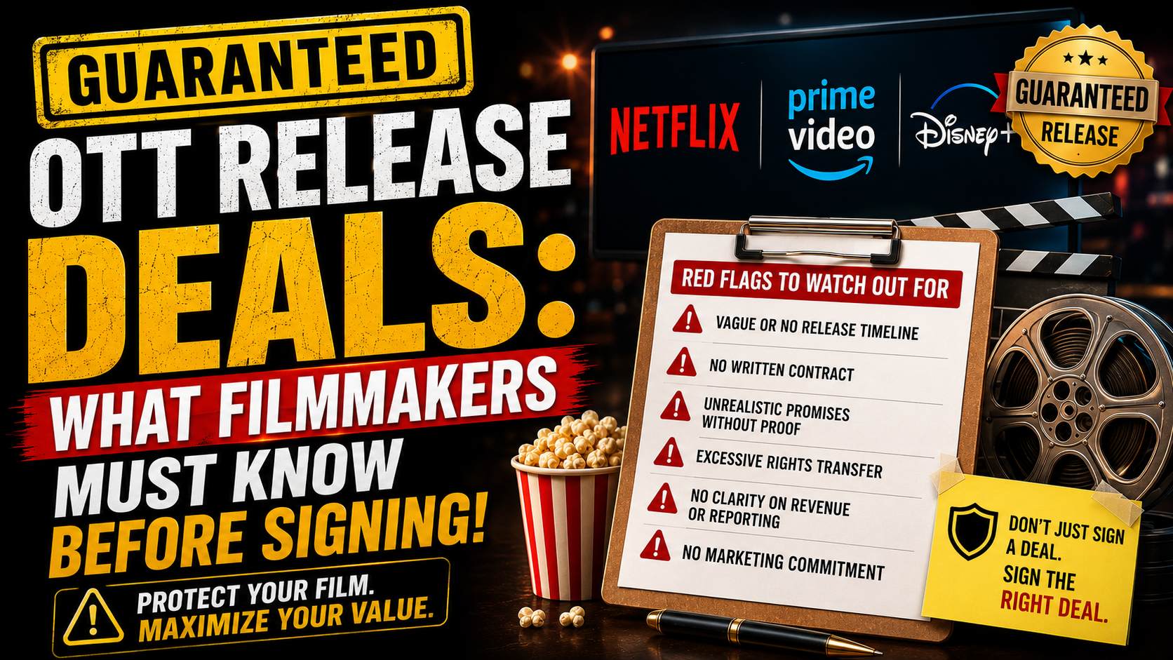 Guaranteed OTT Release Deals What Filmmakers Must Knows Before Signing