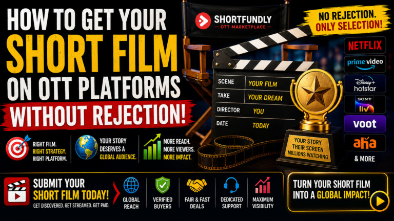 How to Get Your Short Film on OTT Platforms Without Rejection: The Complete Filmmaker’s Success Guide