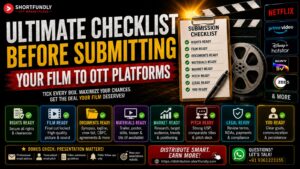 Ultimate Checklists Before Submitting Your Film to OTT Platforms
