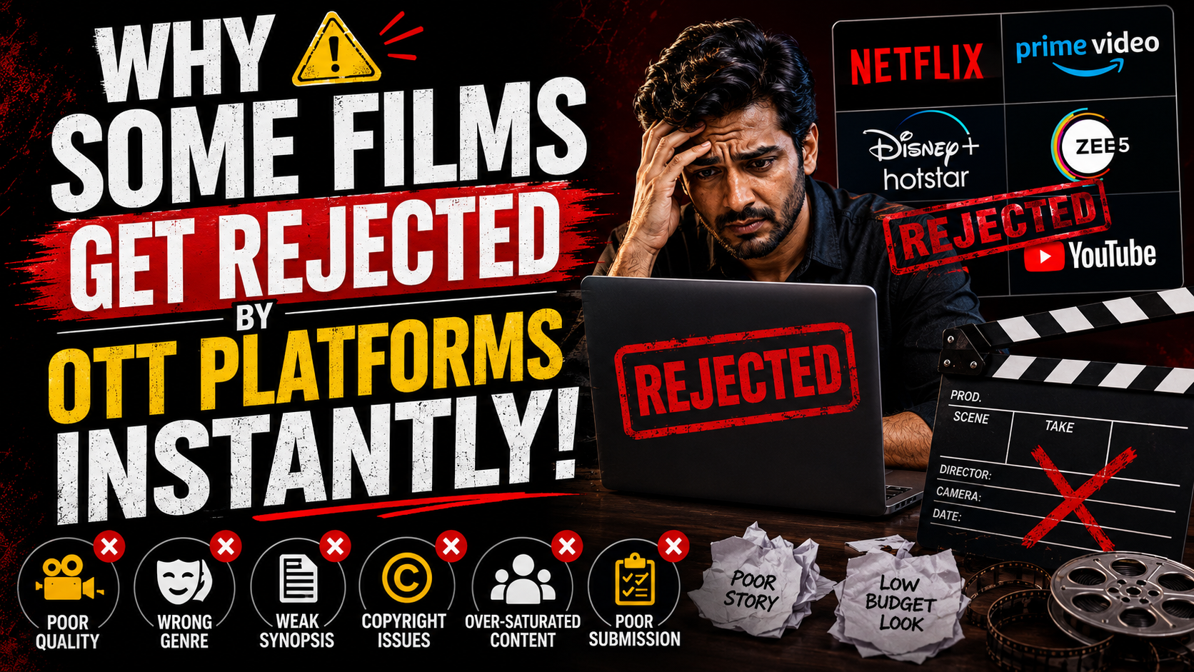 Why Some Film Get Rejected by OTT Platforms Instantly