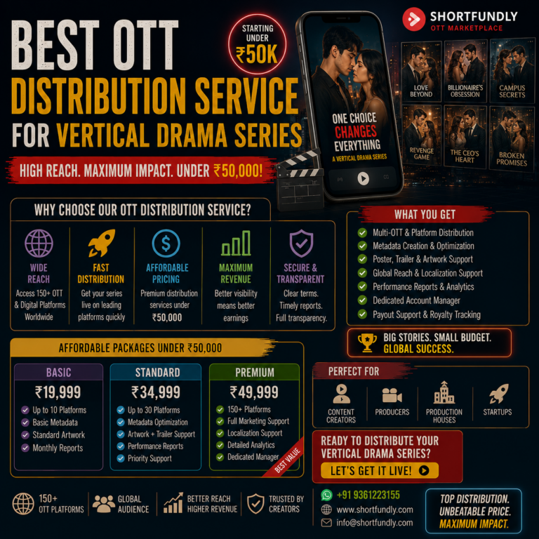 Best OTT Distribution Service for Vertical Drama Series Under ₹50K: The Complete Guide to Affordable OTT Success