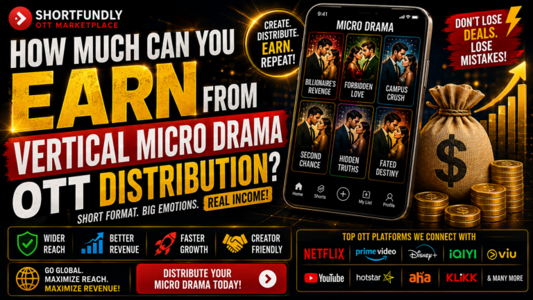 How Much Can You Earn from Vertical Micro Drama OTT Distribution:12 Complete Revenue Guide for Independent Creators