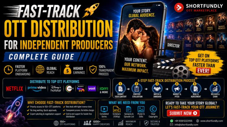 Fast-Track OTT Distribution for Independent Producers: The Ultimate Guide to Getting Your Film, Web Series & Micro Drama on Global OTT Platforms
