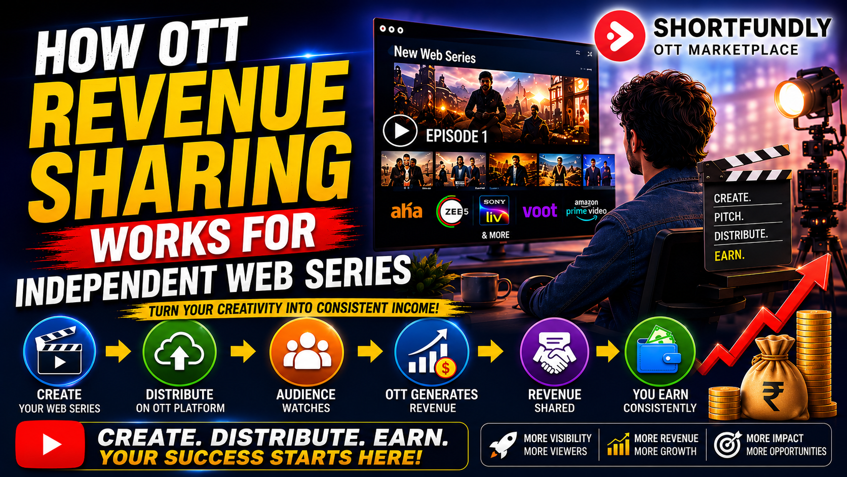 How OTT Revenue Sharing Works for Independent Web Seriess