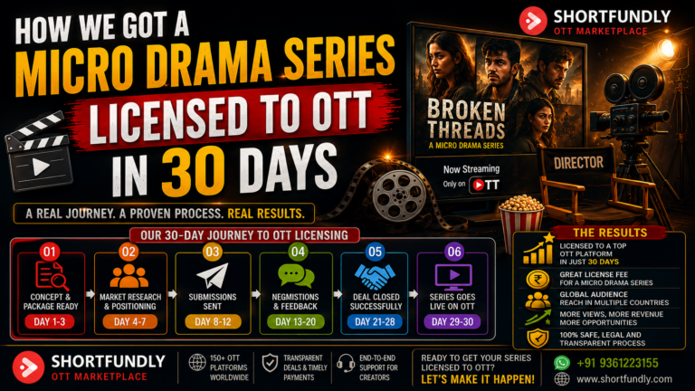 How We Got a Micro Drama Series Licensed to OTT in 30 Days: 10 Complete Step-by-Step Success Guide