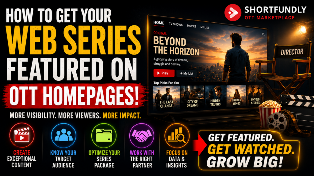 How to Get Your Web Series Featured on OTT Homepagess