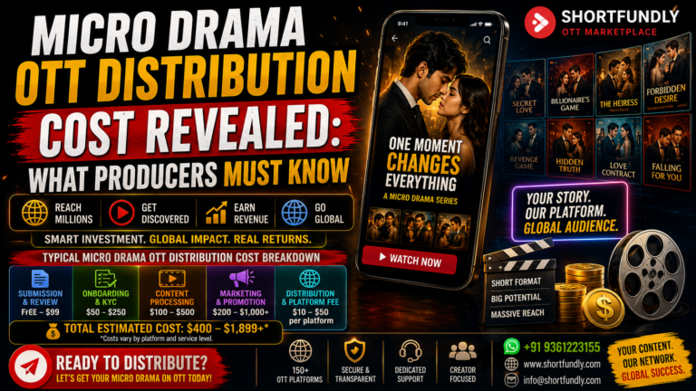 Micro Drama OTT Distribution Cost Revealed: What Producers Must Know in 2026 (Complete Pricing Guide)
