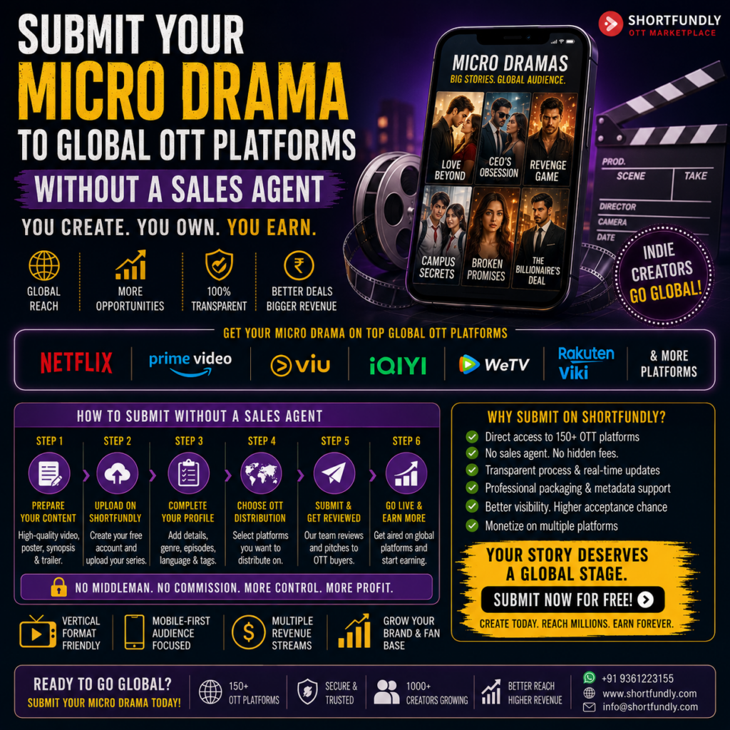 Submit Your Micro Drama to Global OTT Platforms Without a Sales Agent: 12 The Complete Guide for Independent Creators 2 OTT Platforms