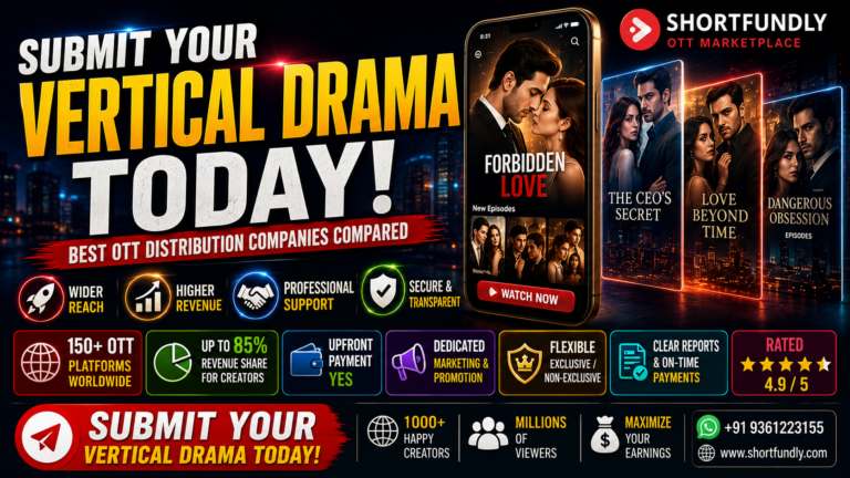 Submit Your Vertical Drama Today: Best OTT Distribution Companies Compared (2026 Ultimate Guide)