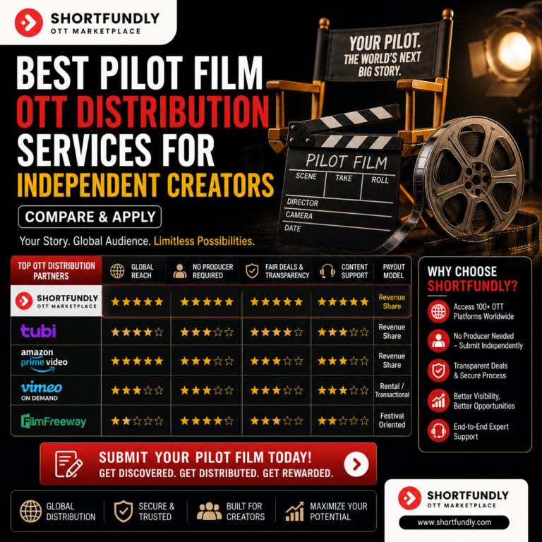 Best Pilot Film OTT Distribution Services for Independent Creators – 12 Compare & Apply
