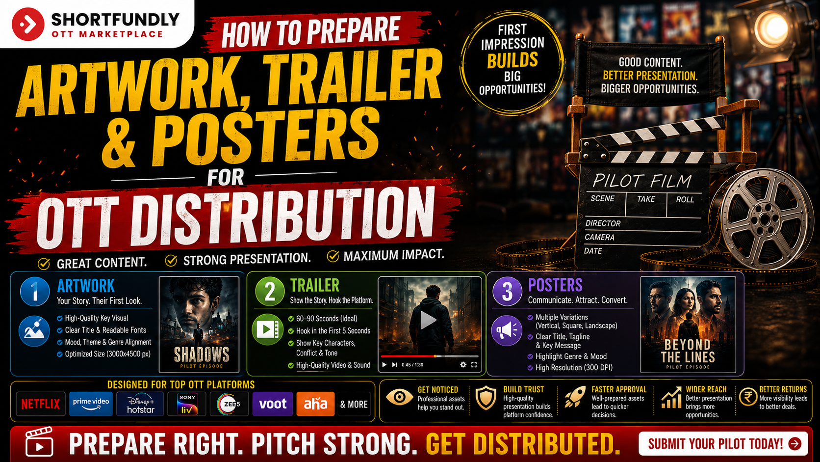 How to Prepare Artwork Trailer Posters forr OTT Distribution