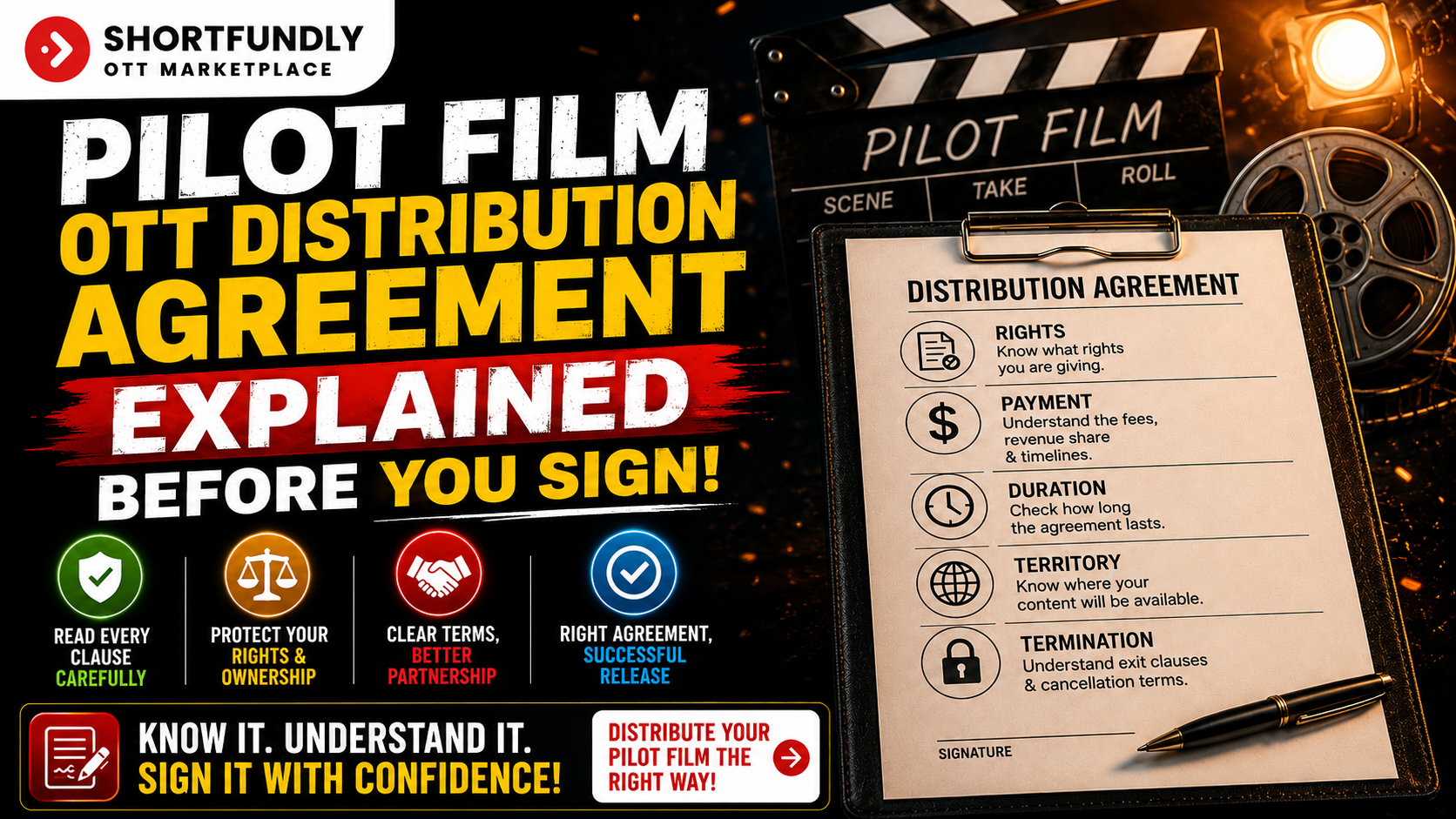 Pilot Film OTT Distribution Agreement Explained Before You Signn