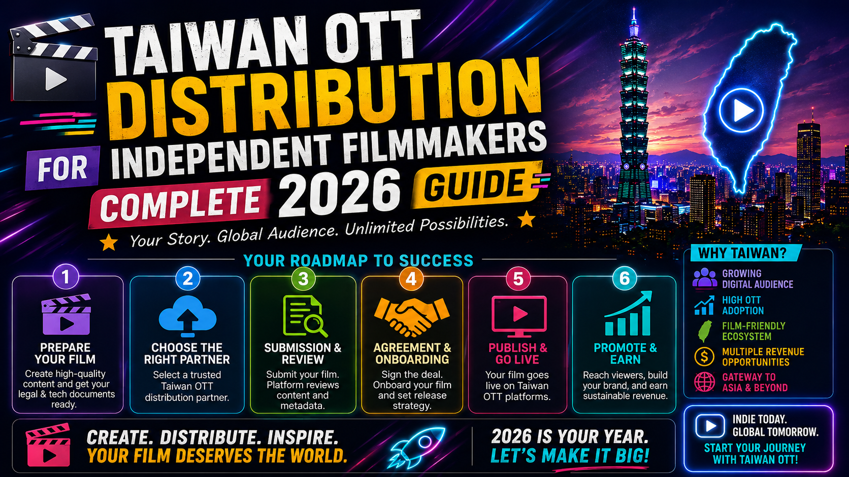 Taiwan OTT Distribution for Independent Filmmakers Complete 2026 Guidee