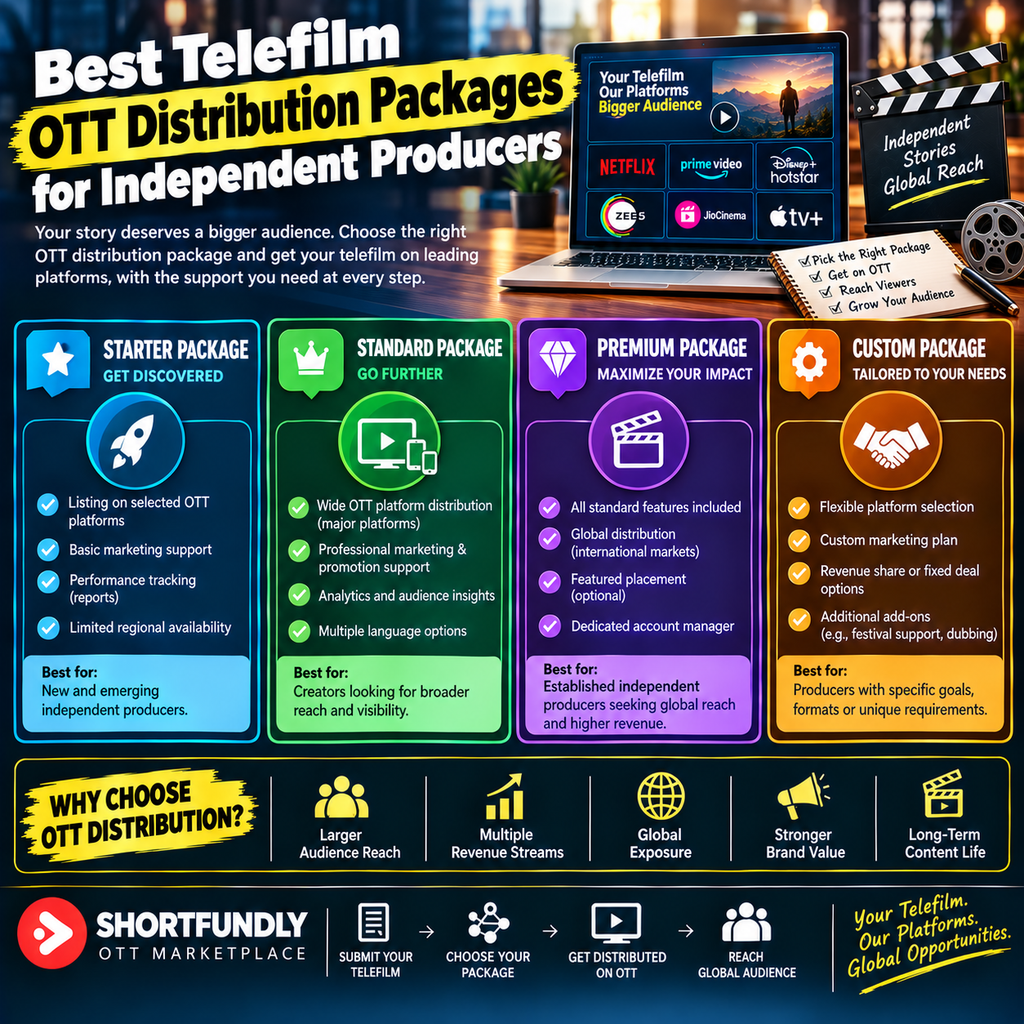 Best Telefilm OTT Distribution Packages for Independent Producers
