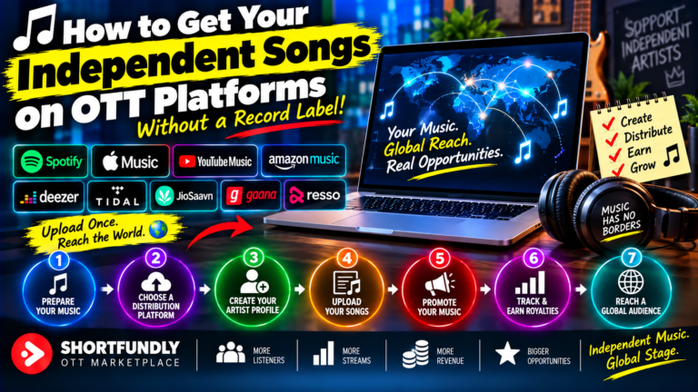 How to Get Your Independent Songs on OTT Platforms Without a Record Label: 11 Powerful Steps