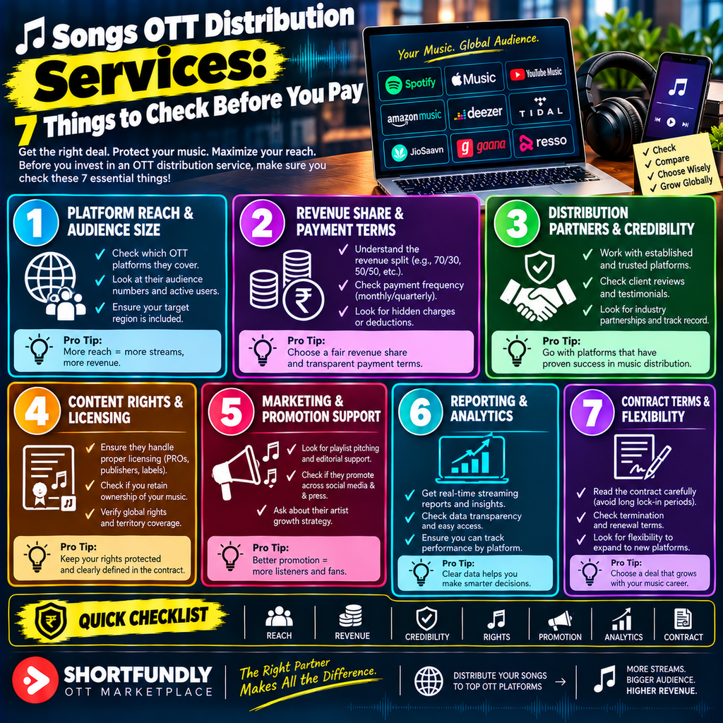 Songs OTT Distribution Services: 7 Things to Check Before You Pay 2 Distribution