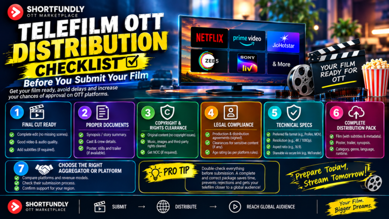 Ultimate Telefilm OTT Distribution Checklist Before You Submit Your Film: 15 Essential Steps
