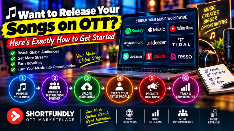 Want to Release Your Songs on OTT? Here’s Exactly How to Get Started