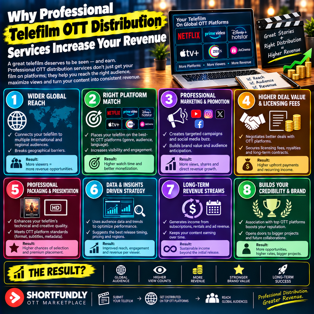 Why Professional Telefilm OTT Distribution Services Increase Your Revenue: 11 Powerful Benefits 2 Distribution