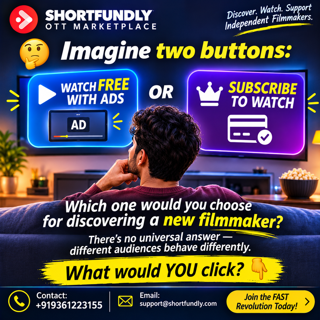 Watch Free With Ads or Subscribe to Watch? 7 Powerful Ways to Discover a New Filmmaker 2 Subscribe