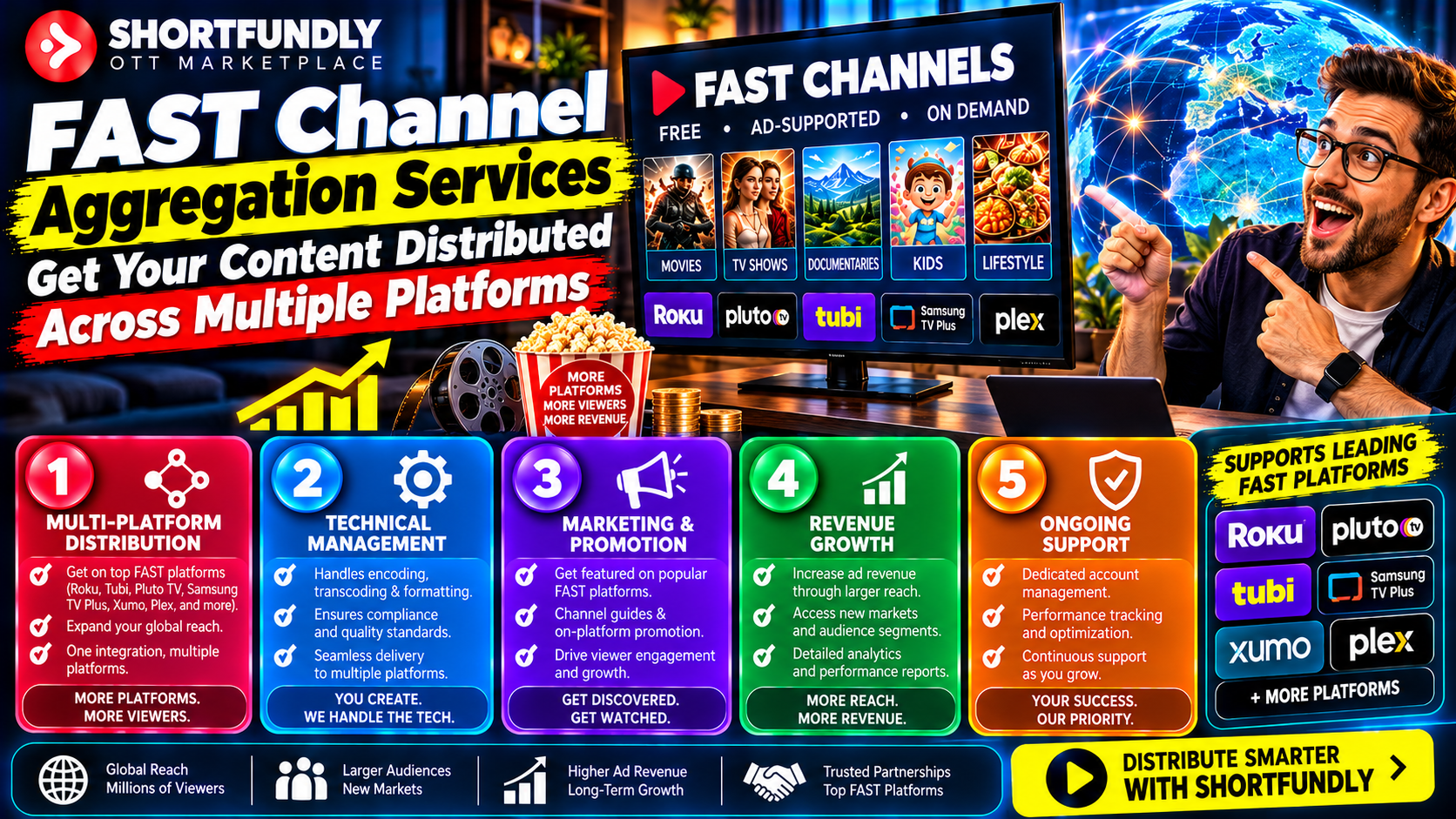 FAST Channel Aggregation Services Get Your Content Distributed Across Multiple Platformss